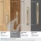 Amerock Renown 3-3/4 inch 96mm Center-to-Center Golden Champagne Cabinet Pull BP36794BBZ - alternate 2
