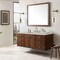 James Martin Vanities Amberly 60" Single Vanity, Mid-Century Walnut, w/ 3 CM Siberian Silestone Top 670-V60S-WLT-3SFR - alternate 5