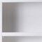 Homeroots White Solid Wood Four Tier Bookcase 397125 - alternate 3
