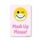 Signmission Public Sign, Mask Up Please!, 14in X 10in Peel And Stick Wall Graphic, 10" W, 14" L, Mask Up Please! OS-NS-RD-1014-25354 - alternate 1