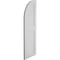 Ekena Millwork Smooth 2 Equal Louver w/Quarter Round Arch Top Faux Wood Shutters, 18W x 60H 42 Low Side, PR SHULVQ18X60SMPR - alternate 3