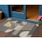 Homeroots 3' X 5' Brown Taupe And Wheat Geometric Washable Indoor Outdoor Area Rug 616718 - alternate 1