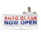 Signmission Auto Glass Now Open, 48 Inch x 120 Inch, Vinyl Banner B-120-30469 - alternate 3