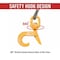Mytee Products 3/8in x 100ft Heavy Duty Winch Cable with Self Locking Swivel Hook - 5,700 lbs WLL WW-SWG-38-100 - alternate 4