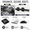 Kable Kontrol Adhesive Cable Tie Mounts, 3/4" Sq, UV Black Nylon, PK100 CT284 - alternate 2