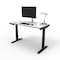 We'Re It Lift It Electric Sit Stand Desk, 46.25 H, 24 W X Laminate wood, metal, Black VL22BLK4824-459 - alternate 1