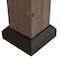 Sunjoy 12x16 ft. Wood Gazebo, Outdoor Patio Steel Hardtop Gazebo, Cedar Framed Wooden Gazebo, Dark Brown A1020326P0 - alternate 3