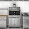 Koolmore 35.04 inch Stainless Steel Professional Charcoal Oven With Warming Racks KM-CHO35-SS-TR - alternate 2