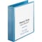 Business Source Ring Binder, Light Blue, Clear Sleeve BSN01642 - alternate 1