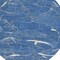 Homeroots 8' Blue Ivory And Gold Round Abstract Washable Indoor Outdoor Area Rug 601046 - alternate 5