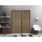 Sartodoors Slab Barn Door Panel, Planum 0010 Walnut, Sturdy Finished Flush Modern Doors, Pocket Closet Sliding PLANUM0010S-WLN-18 - alternate 2