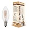 Bulbrite LED Filament, 6.5 Watt Dimmable B11 Light Bulb, Clear Glass Finish, E12 Base, 4000K, 750 Lumens, 4PK 862308 - alternate 3