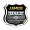 Signmission James's Garage I Can Fix Everything But Stupid, 4 inch X 4 inch, Vinyl Decal, 2PK SHI-D-2PACK-4-490-JAMES - alternate 1