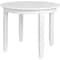 Homeroots 39" White Solid Wood Round Top Dining Table 569345 - alternate 5