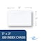 Roaring Spring Case of Recycled Index Cards 3"x5", 100 per pack, White Paper, Ruled on Front, Blank on Back 74824cs - alternate 6