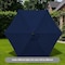 Simple Deluxe 7.5ft Patio Umbrella Outdoor Table Market Yard Umbrella with Push Button Tilt/Crank, 6 Sturdy Ribs LGBRLA7DBL - alternate 3