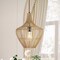 Jonathan Y Lucas 13" 1-Light Farmhouse Coastal Rattan 180" Cord Plug-In or Hardwired LED Pendant, Brown JYL1406A - alternate 6