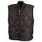 Game Workwear Men's Quilted Vest, Nylon Taffeta, Full Front Zipper, Black, S 1222-V - alternate 2