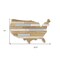 Homeroots 14" X 24" Brown and Gray Wood and Metal Hanging Dimensional Sculpture 489480 - alternate 4