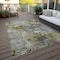 Homeroots 9' X 12' Taupe Brown And Gray Abstract Washable Indoor Outdoor Area Rug 581783 - alternate 4