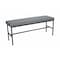 Bfm Seating Meghan 2-Seat Bolt-Down Bench, Grade 4 Upholstered Seat - Steel Frame - Sand Black Finish JS337MWH2154-SB - alternate 1