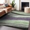 Homeroots 8' X 10' Purple And Green Abstract Washable Indoor Outdoor Area Rug 603686 - alternate 6