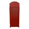 Homeroots Vintage Red Wooden Phone Booth Bar Cabinet 388258 - alternate 1