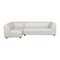Manhattan Comfort Lukas 118 in Left-Facing 2-Piece Sectional Sofa in Cream SF1635-CR - alternate 2