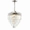 Jonathan Y Wyatt 12" 2-Light Crystal LED Chandelier, Polished Nickel/Clear JYL9006A - alternate 1