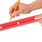 Westcott Plastic Ruler, Standard/Metric, 12 in (30 Cm) Long, Asst Colors, 36PK 17722 - alternate 2