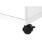 Homeroots 17.75" X 17.75" X 23" White Particle Board Hollow Core 2 Drawers Office Cabinet 333355 - alternate 4