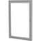 Ghent 1-Door Enclosed Whiteboard 24"x18", Aluminum Frame, Satin PA12418M-M1 - alternate 1