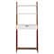 Homeroots Compact White with Weathered Oak Leaning Desk 402065 - alternate 1