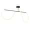 Jonathan Y Alessio 48" Contemporary Minimalist 360 Adjustable Silicone Neon Rope Dimmable Linear Integrated LED JYL7138B - alternate 1