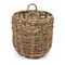 Happimess Laurel 19.49in Bohemian Hand-Woven Abaca Hamper Basket with Handles, Natural BSK1003A - alternate 5