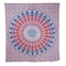 Homeroots 92" X 84" Orange Purple And Blue Mandala Cotton Hanging Tapestry 397421 - alternate 1
