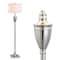 Jonathan Y Othello 62" Metal LED Floor Lamp, Polished Nickel JYL3023A - alternate 6