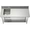 Amgood 30 in. x 72 in. Stainless Steel Work Table with Built-in Left Prep Sink and Faucet AMG WTWTPS-3072-L-F-Z - alternate 6