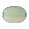 Homeroots 27in Green Mango Oval Serving Tray With Handles 388900 - alternate 3