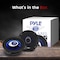 Pyle 6 in x 8 in Car Sound Speakers, 4-Way, 360W, Butyl Rubber Surround, 4 Ohm Impedance, Piezo Tweeters PL683BL - alternate 4