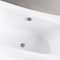 Kingston Brass 67-Inch Acrylic Rectangular Double Ended Freestanding Tub with Overflow/Drain Assembly VTDE673321M8 - alternate 3