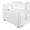 Homeroots White Italian leather 4 power reclining seats L shaped Seven Piece Corner Sectional With Console 544996 - alternate 6
