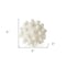 Homeroots 6" Ivory Resin Knobby Nubs Orb Tabletop Sculpture 392545 - alternate 3