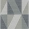 A-Street Prints Winslow Slate Geometric Faux Grasscloth Wallpaper 4141-27109 - alternate 1