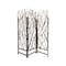 Homeroots 70" Brown Wood Branches Folding Three Panel Screen Room Divider 274875 - alternate 1