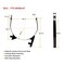 Mytee Products Heavy Duty Fuel Tank Support Strap-Carbon Structural Steel-Black-Mack 25111241, 25134204, 8MB429 FTS-8MB447 - alternate 4