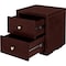 Homeroots Three Piece Oak Solid Wood Bedroom Set 523714 - alternate 4