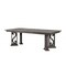 Homeroots 44" X 90" X 30" Salvaged Natural Wood Polyresin Dining Table 347370 - alternate 1