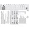 Tabbies BIBLE INDEXING TABS- LARGE PRINT SPANISH OT & NT, 84 GOLD-EDGED TABS, 1"L-1/4" EXT, 10 PKS/BX, 10PK 58355 - alternate 2