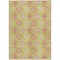 Homeroots 3' X 5' Lime Green Pink And Ivory Floral Medallion Washable Indoor Outdoor Area Rug 614599 - alternate 5